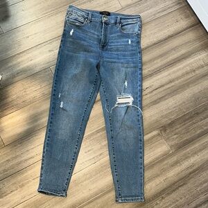 Size 12 / 31 Rachel Roy Distressed Blue Jeans